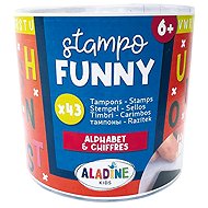 Aladine Children's stamps Alphabet and numbers - Children’s Stamps