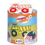 Aladine Children's stamps On the construction site - Children’s Stamps
