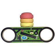 BaaVi Wooden Bridge Balance Play with Sticker Road - Balance Game