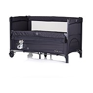 CHIPOLINO Travel cot with folding side Relax Anthracite - Cot