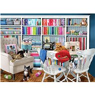 Cobble Hill Puzzle Sewing Workshop, 1000 pieces - Jigsaw Puzzle