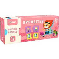 Mideer Opposites Comparative Puzzle 20 Pieces - Wooden Puzzle