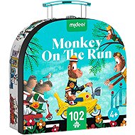 Mideer Monkeys on the Run Puzzle 102 Pieces - Wooden Puzzle