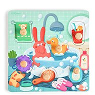 Mideer Bathroom Inset Puzzle 6 Pieces - Wooden Puzzle