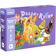 Mideer Rhinoceros' Dream Jigsaw Puzzle 280 Pieces - Wooden Puzzle