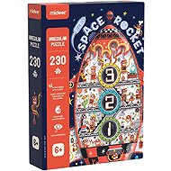 Mideer Artistic Puzzle - Space Rocket 226 Pieces - Wooden Puzzle