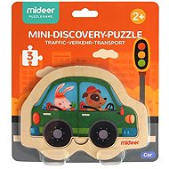 Mideer Baby Puzzle Car 3 Pieces - Wooden Puzzle