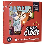 Mideer Crazy Circus Clock Puzzle 12 Pieces - Wooden Puzzle
