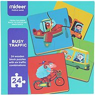 Mideer Transport Puzzle 24 Pieces - Wooden Puzzle