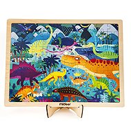 Mideer Dinosaur World Puzzle 100 Pieces - Wooden Puzzle