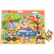 Mideer Wooden Puzzle - Wild Animals - 9 Pieces - Wooden Puzzle