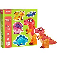 MiDeer My First Puzzle - Dinosaur - 25 pieces - Wooden Puzzle