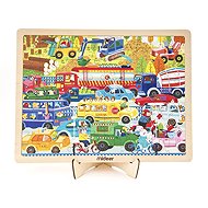 Mideer Busy Traffic Puzzle 100 Pieces - Wooden Puzzle