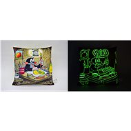 Luminescent Little Mole, Painter, Cushion - Pillow