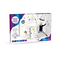 Cardboard space rocket for painting - Craft for Kids