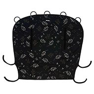 Dooky Design Romantic Leaves Black - Pram Sun Shade