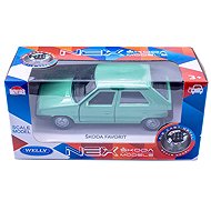 Dromader Czech Welly Nex 1:34 - 1:39 Skoda Favorit Green - Metal Model