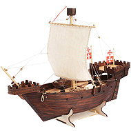 Dusek Hanse Kogge 1:72 kit - Wooden Model
