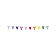 FOLAT Garland - coloured flags, pvc, 600 cm - Garland