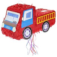 Godan Piñata Fire truck / fireman - pullable, 47 × 17 × 25,5 cm - Pinata