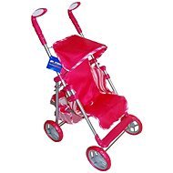 Stroller - Pink stripe  - Doll Stroller