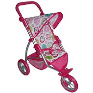  The stroller trike - Pink-White  - Doll Stroller