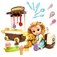 KIK Candy Doll with trolley 32 cm - Doll