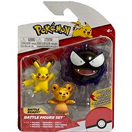Pokémon figures Pikachu Gastly Teddiursa, 5 - 8 cm - Figure