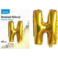 LUMA Trading "H" Gold Foil Balloon - Balloons