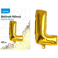 LUMA Trading "L" Gold Foil Balloon - Balloons