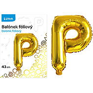 LUMA Trading Foil Balloon "P" Gold - Balloons