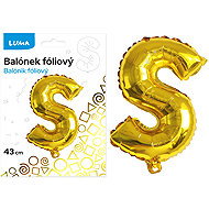 LUMA Trading Foil Balloon "S" Gold - Balloons