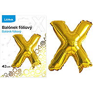 LUMA Trading Foil Balloon "X" Gold - Balloons