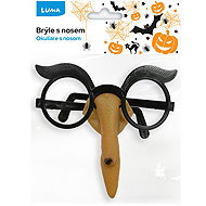 LUMA Glasses with witch nose - Costume Accessory