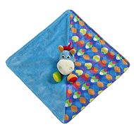 Playgro Cuddling Blanket with Donkey, Blue - Baby Sleeping Toy