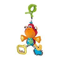 Playgro Hanging Monkey with Clip - Pushchair Toy