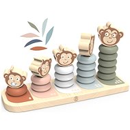 Speedy Monkey Stacking Toy Monkey Family - Sort and Stack Tower