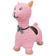 Jamara Inflatable bouncy llama, pink - Hopper