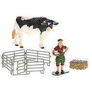 MikroTrading Zoolandia Cow with accessories - Game Set