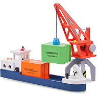 New Classic Toys Container Crane - Harbor Line - Game Set