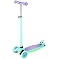 NILS Fun HLB1310 with LED purple - Children's Scooter