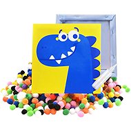Pom Pom pom pom Dinosaur picture - Craft for Kids