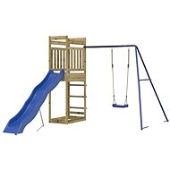 Shumee Children's playground for the garden 242 × 335 × 207 cm, impregnated pine wood - Children's Playset