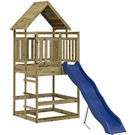 Shumee Children's playground for the garden 275 × 127 × 264 cm, impregnated pine wood - Children's Playset