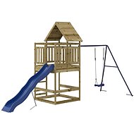 Shumee Children's playground for the garden 466 × 206 × 264 cm, impregnated pine wood - Children's Playset