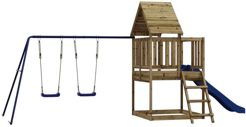 Shumee Playground for children 506 × 235 × 228 cm, impregnated pine wood - Children's Playset