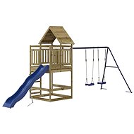 Shumee Children's playground for the garden 536 × 206 × 264 cm, impregnated pine wood - Children's Playset