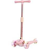 Story Mini Friends with LED wheels, pink - Children's Scooter