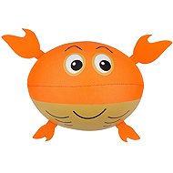 Textilomanie Neoprene water ball Crab, diameter 17 cm, orange - Children's Ball