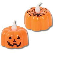 GUIRCA Led candle pumpkin - pumpkin - halloween - 4 cm - Decoration